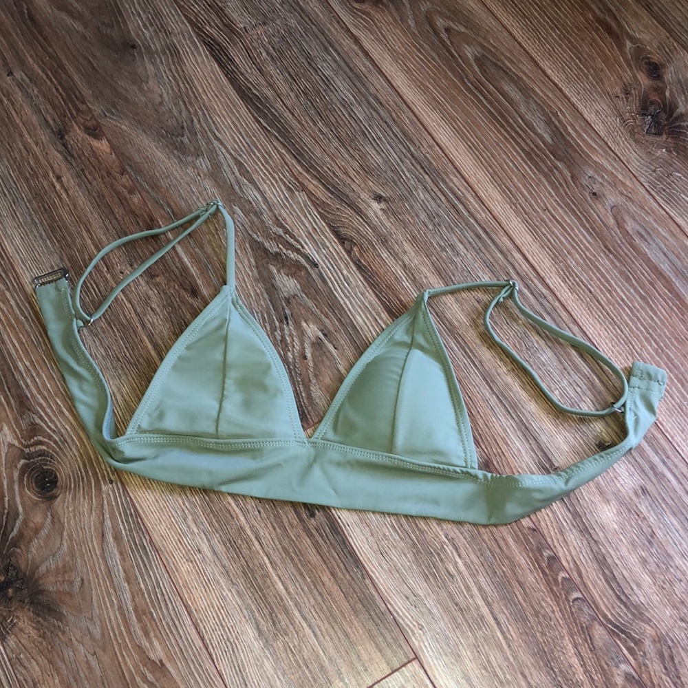 Zaful Green Bikini Top